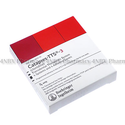 Catapres-TTS-1 (Clonidine) - 0.1mg (4 Patches) £20.79 Catapres-TTS-1 (Clonidine) - 0.1mg (4 Patches) £20.79