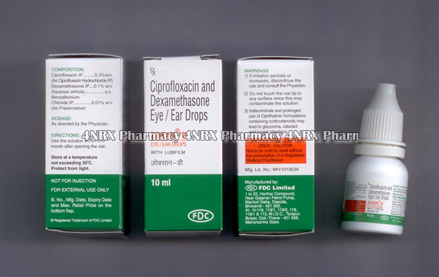 Zoxan D Eye/Ear Drops (Ciprofloxacin Hydrochloride IP/Dexamethasone)