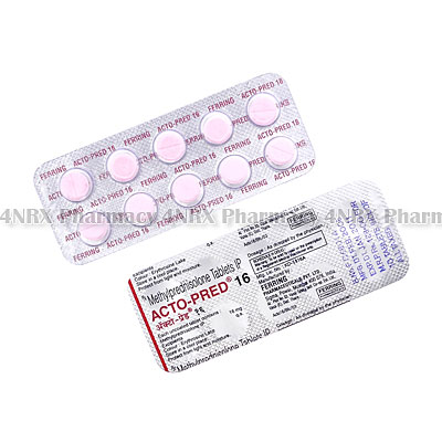 Acto-Pred (Methylprednisolone) - 16mg (10 Tablets)