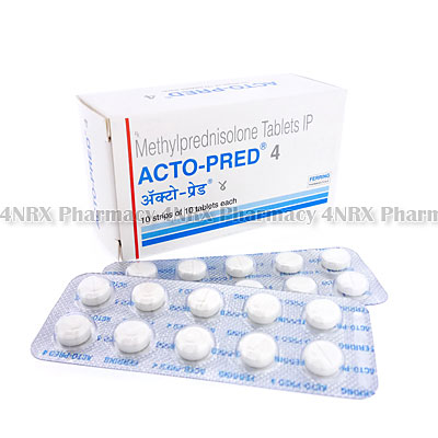 Acto-Pred(Methylprednisolone)-4mg(10Tablets)