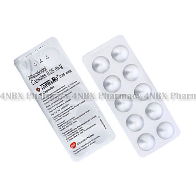 Alpha D3 (Alfacalcidol BP) - 0.25mcg (30 Capsules)