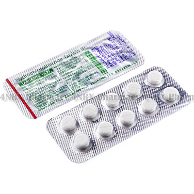 Aquazide (Hydrochlorothiazide) - 12.5mg (10 Tablets)