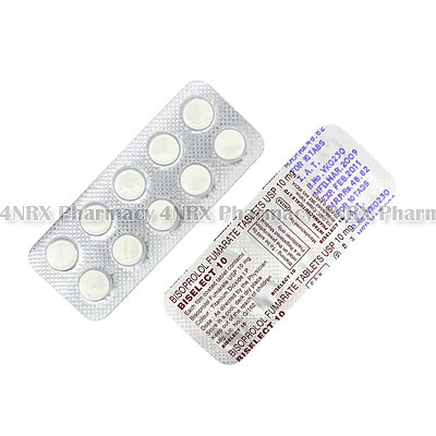 Biselect 10 (Bisoprolol Fumarate) - 10mg (10 Tablets)