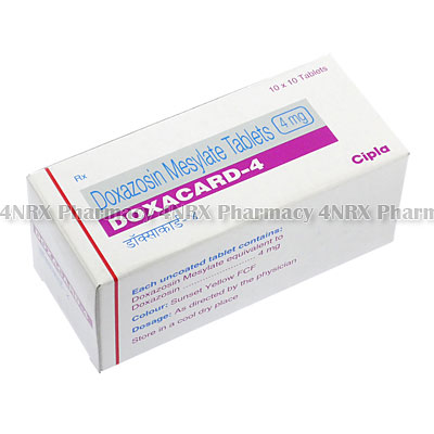 Doxacard(Doxazosin)-4mg(10Tablets)