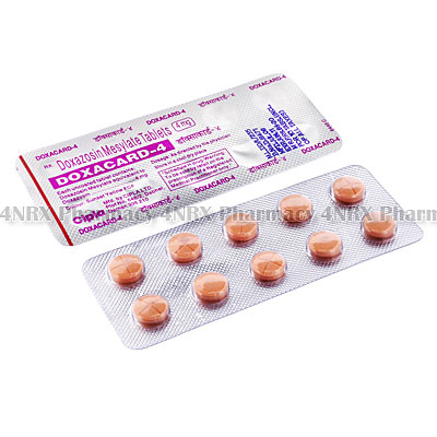 Doxacard (Doxazosin) - 4mg (10 Tablets)