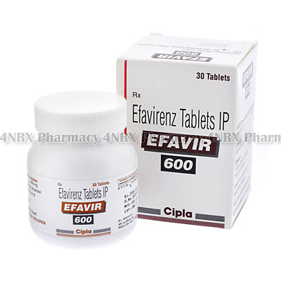 Efavir(Efavirenz)-600mg(30Tablets)