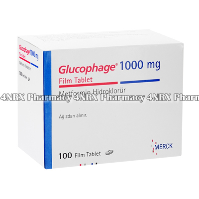 Glucophage 1000mg Metformin Tablets