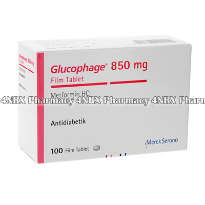 Glucophage 850mg Metformin Tablets