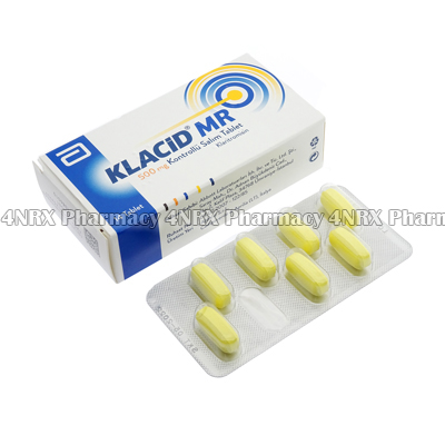 Klacid-MR (Clarithromycine) - 500mg (14 Tablets)1