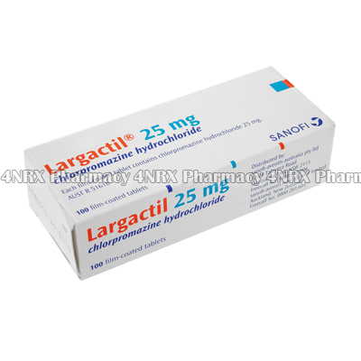 Largactil (Chlorpromazine Hydrochloride) - 25mg (100 Tablets)3