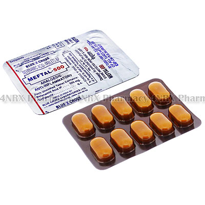 Meftal (Mefenamic Acid) - 500mg (10 Tablets)