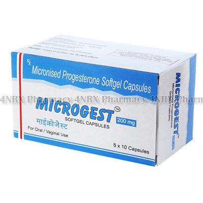 Microgest(MicronisedProgesterone)-200mg(50Capsules)