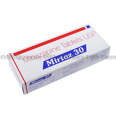 Mirtaz(Mirtazapine)-30mg(10Tablets)