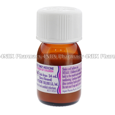 Nilstat Oral Drops (Nystatin) - 100,000 I.U. (24mL Bottle)2