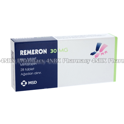 Remeron (Mirtazapine) - 30mg (28 Tablets)1