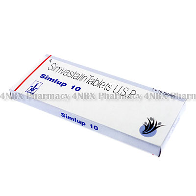 Simlup (Simvastatin) - 10mg (10 Tablets)