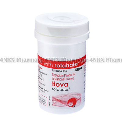 Tiova (Tiotropium Bromide) - 18mcg (15 Capsules)