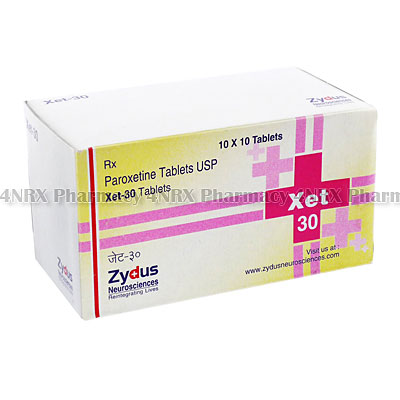 Xet(Paroxetine)-30mg(10Tablets)