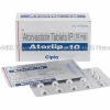 Detail Image Atorlip (Atorvastatin Calcium) - 10mg (15 Tablets)