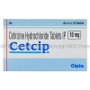 Detail Image Cetcip (Cetrizine Hydrochloride) - 10mg (10 Tablets)