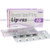 Detail Image Lipvas (Atorvastatin Calcium) - 10mg (10 Tablets)