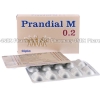 Detail Image Prandial M 0.2 (Metformin Hydrochloride IP/Voglibose) - 500mg/0.2mg (10 Tablets)