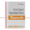 Detail Image Tenvir (Tenofovir Disoproxil Fumarate) - 300mg (30 Tablets)